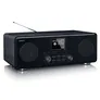 Lenco DAR-061BK Digitalradio mit DAB+, Bluetooth & CD, Schwarz