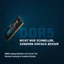 32GB Crucial DDR5-4800 CL 40 SO-DIMM RAM Notebook Speicher CT32G48C40S5