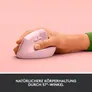 Logitech Lift Vertical Rosa - Ergonomische Kabellose Maus