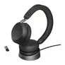 Jabra Evolve2 75 UC Stereo Bluetooth Headset schwarz inkl. Ladestation