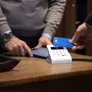 SumUp Air Kartenterminal mit Aufsteller