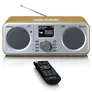 Lenco DIR-141WD Stereo Internetradio mit DAB+, FM Holz