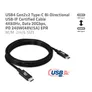 Club 3D USB 4 2x2 Typ-C Kabel USB-IF 4K60Hz PD 240W St./St. 2m schwarz CAC-1575