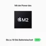 Apple MacBook Air 13,6" 2022 M2/16/256GB SSD 10C GPU Space Grau BTO