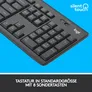Logitech MK295 Silent Kabellose Maus-Tastaturkombination UK englisch
