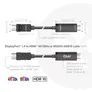 Club 3D DisplayPort 1.4 auf HDMI 4K 120Hz oder 8K 60Hz HDR10 Kabel 3m St./St.