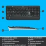 Logitech MK540 Advanced Kabellose Maus-Tastaturkombination spanisches Layout