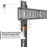 Vogel`s ELITE TVM 5605 Wandhalterung flach bis 77 Zoll