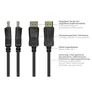 Good Connections Adapterkabel HDMI 2.0b St an DisplayPort 1.2 St 4K @60Hz 2m