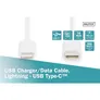 DIGITUS Daten- und Ladekabel USB-C zu Lightning, 2m, weiß