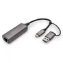 DIGITUS USB3.0/USB C 3.1 auf 2.5G Ethernet Adapter