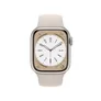 Apple Watch Series 8 GPS 41mm Aluminium Polarstern Sportarmband Polarstern