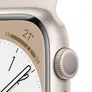 Apple Watch Series 8 GPS 41mm Aluminium Polarstern Sportarmband Polarstern