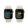 Apple Watch Series 8 GPS 41mm Aluminium Polarstern Sportarmband Polarstern