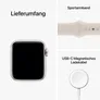 Apple Watch SE (2. Gen) GPS 40mm Aluminium Polarstern Sportarmband Polarstern