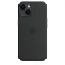 Apple Original iPhone 14 Silikon Case mit MagSafe Mitternacht