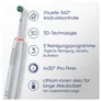 Oral-B Pro 3 3500 White elektrische Zahnbürste mit Reiseetui