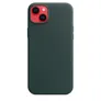 Apple Original iPhone 14 Plus Leder Case mit MagSafe Waldgrün