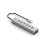 i-tec USB-C Charging Metal HUB 7 Port  Power Adapter 15W C31HUBMETAL703