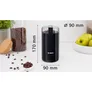 Bosch TSM6A013B Kaffeemühle 180 Watt schwarz