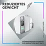 Logitech G502 X Plus LIGHTSYNC RGB Kabellose Gaming Maus Weiß