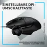 Logitech G502 X Kabelgebundene Gaming Maus Schwarz
