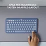 Logitech K380 für Mac Kabellose Tastatur Blueberry