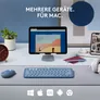 Logitech K380 für Mac Kabellose Tastatur Blueberry