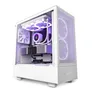 NZXT H5 Flow Midi Tower ATX Gehäuse weiss mit Sichtfenster