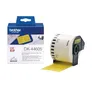Brother DK44605 Endlos-Etikett (Papier) - Gelb, 62 mm x 30,48 m, wiederablösbar