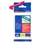 Brother TZe-435 Schriftband, 12mm x 8m , weiss auf rot, selbstklebend