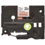Brother TZe-B31 Schriftband klebend 12mm x 5m schwarz auf orange laminiert