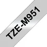 Brother TZe-M951 Schriftband, 24mm x 8m, schwarz auf silber (matt)