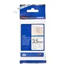 Brother TZe-N201 Schriftband, schwarz auf weiss 3,5mm x 8m unlaminiert