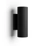 Philips Hue White & Col. Amb. Appear Wandleuchte rund schwarz 1200lm, 2er Pack