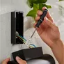 Philips Hue White & Col. Amb. Appear Wandleuchte rund schwarz 1200lm, 2er Pack