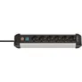 Brennenstuhl Premium-Alu-Line Steckdosenleiste 6-fach 3m silber