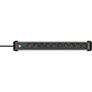 Brennenstuhl Premium-Alu-Line Steckdosenleiste 10-fach 3m silber/schwarz