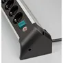 Brennenstuhl Alu-Office-Line Steckdosenleiste 4-fach 1,8m 2x USB silber/schwarz