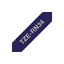 Brother TZe-RN34 P-touch textiles Schriftband gold auf marineblau 12mm x 4m