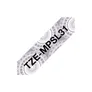 Brother TZe-MPSL31 P-touch Schriftband (laminiert), schwarz auf silber Spitz, 4m