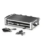 Rommelsbacher RCC 1500 Raclette-Grill Aluminium-Gehäuse verchromt