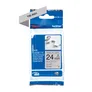 Brother TZe-R951 Textilband – schwarz auf silber