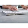 CHERRY KW 9100 Slim für Mac kabellose Tastatur DE-Layout weiß-Silber