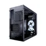 Fractal Design Focus G Mini ATX Gaming Gehäuse mit Seitenfenster, schwarz
