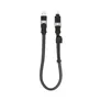 Rolling Square inCharge XL 6-in-1 Multi-Ladekabel 30cm Schwarz