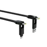 Rolling Square inCharge XL 6-in-1 Multi-Ladekabel 30cm Schwarz