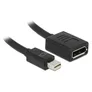 DeLOCK 65554 Adapter mini DisplayPort 1.2 Stecker 4K auf Displayport-Buchse