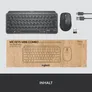 Logitech MX Keys Mini Combo for Business Grafit, Logi Bolt Adapter, Bluetooth, USB-C, Unterstützt Logi Options+