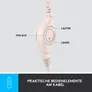 Logitech H390 Kabelgebundenes Beidseitiges Headset USB Rosé